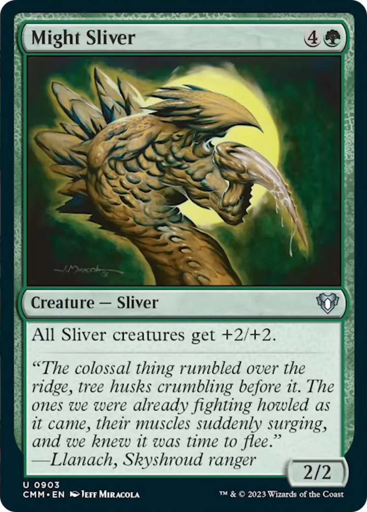 Might Sliver [Commander Masters] | Gamer Loot