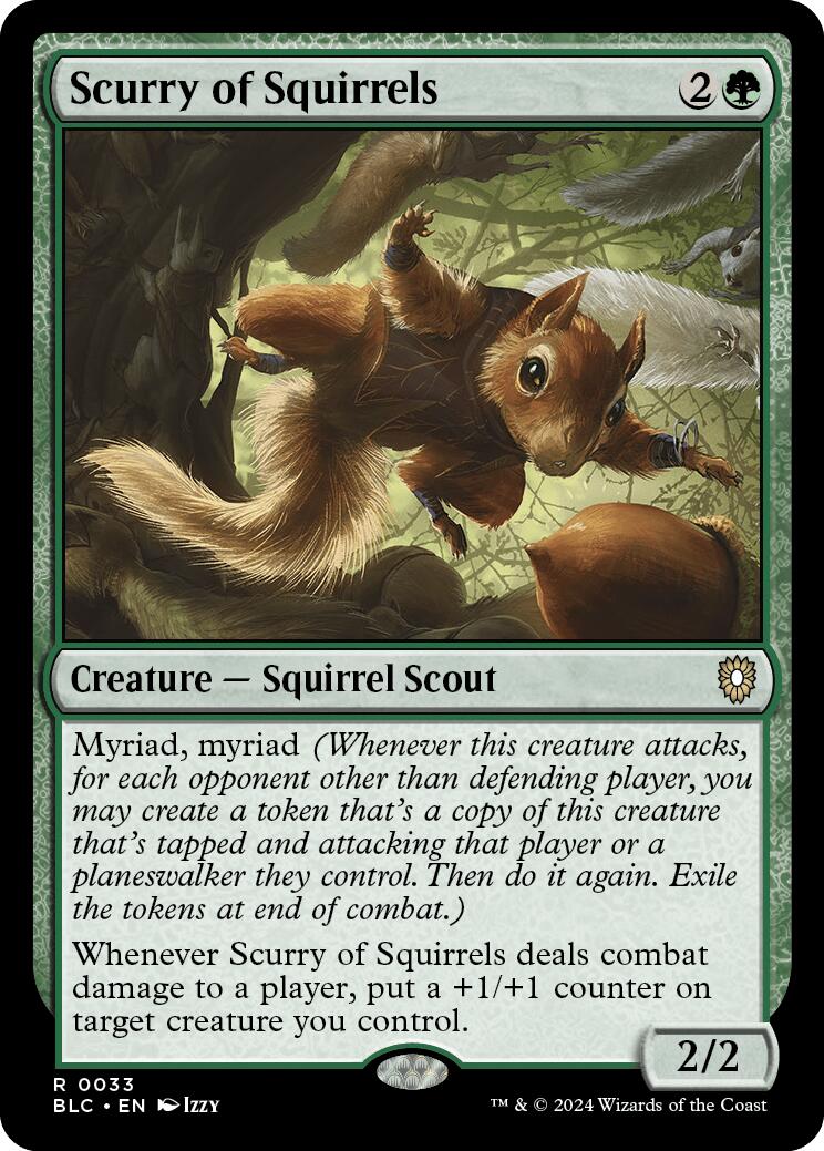 Scurry of Squirrels [Bloomburrow Commander] | Gamer Loot