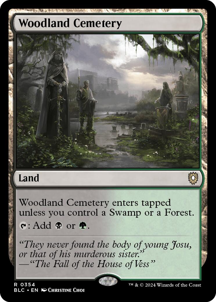 Woodland Cemetery [Bloomburrow Commander] | Gamer Loot