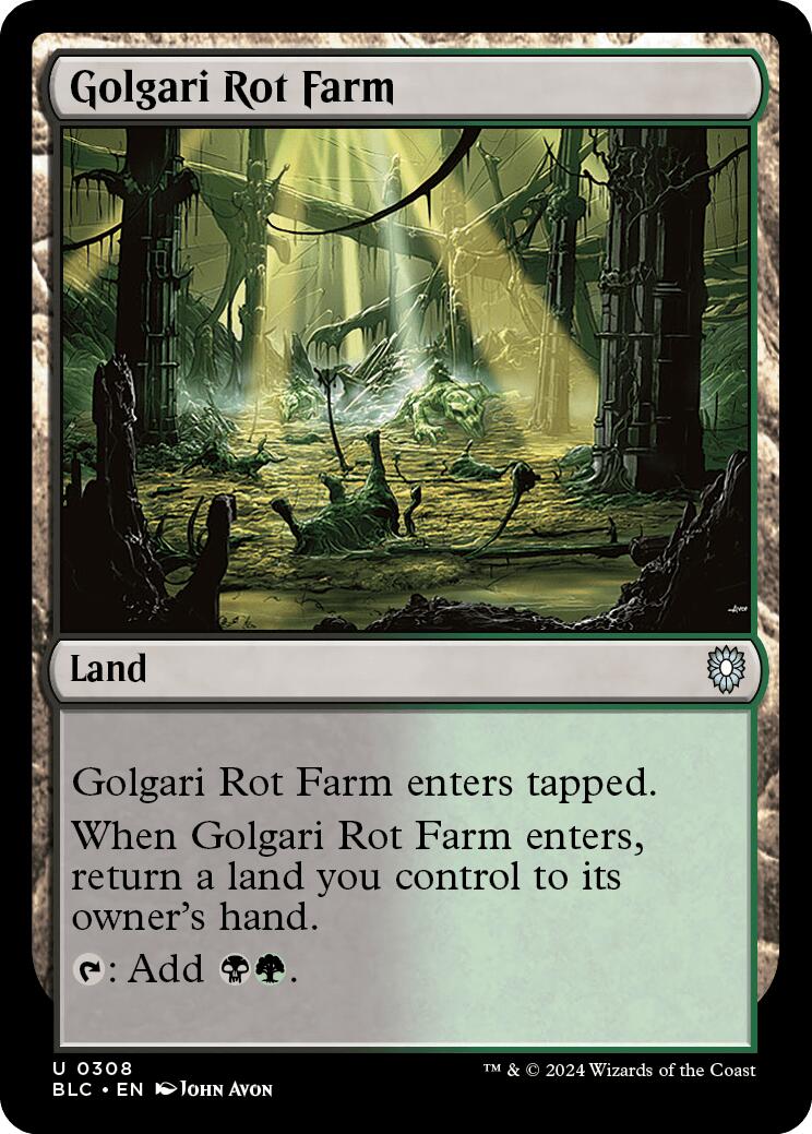 Golgari Rot Farm [Bloomburrow Commander] | Gamer Loot