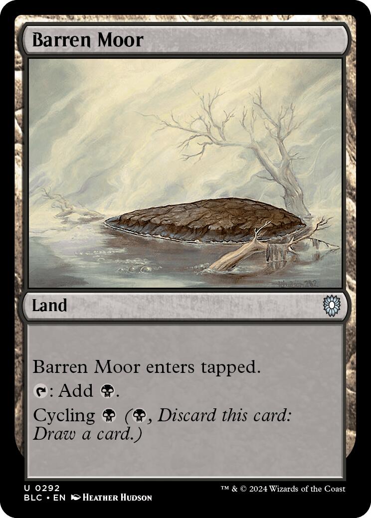 Barren Moor [Bloomburrow Commander] | Gamer Loot