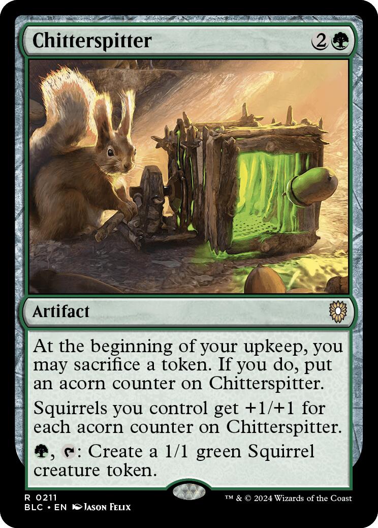 Chitterspitter [Bloomburrow Commander] | Gamer Loot