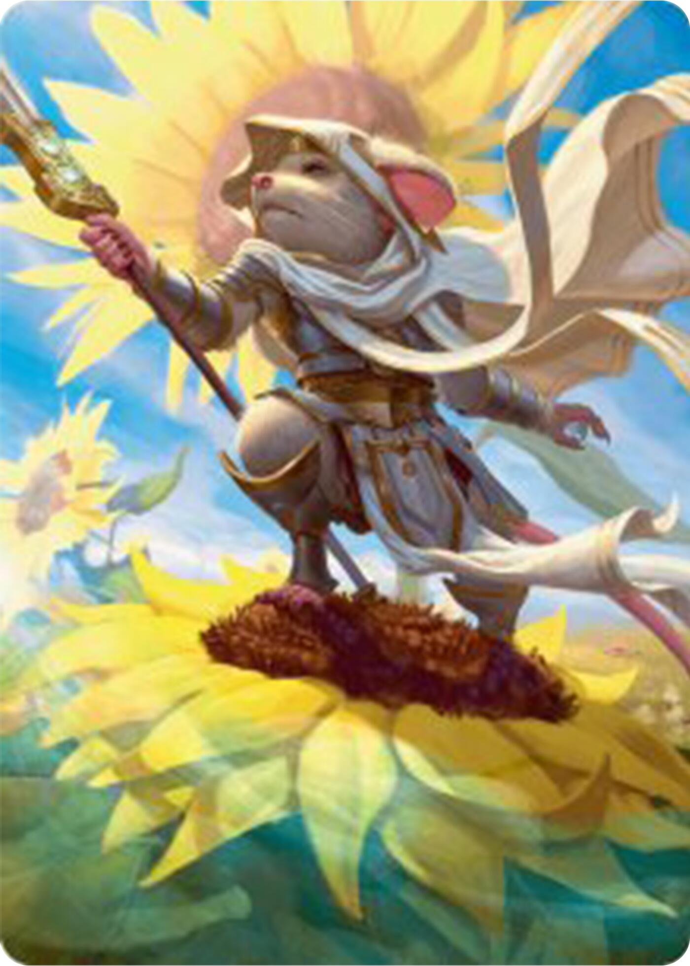 Elspeth, Sun's Champion Art Card [Bloomburrow Art Series] | Gamer Loot