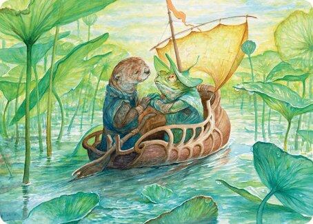 Run Away Together Art Card [Bloomburrow Art Series] | Gamer Loot