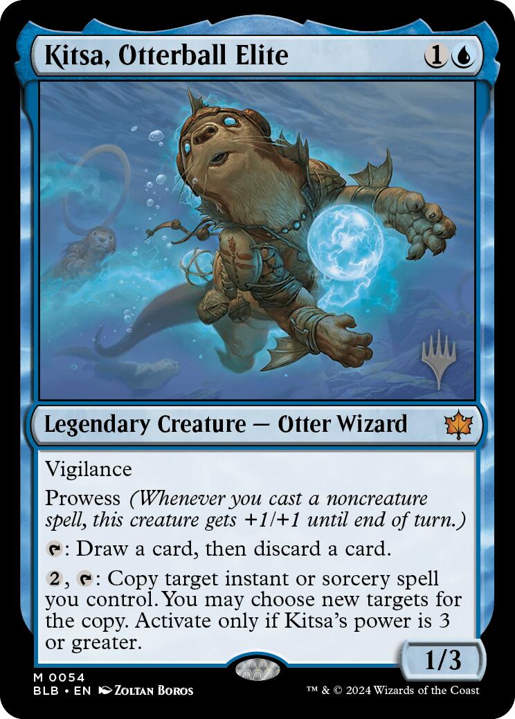 Kitsa, Otterball Elite (Promo Pack) [Bloomburrow Promos] | Gamer Loot