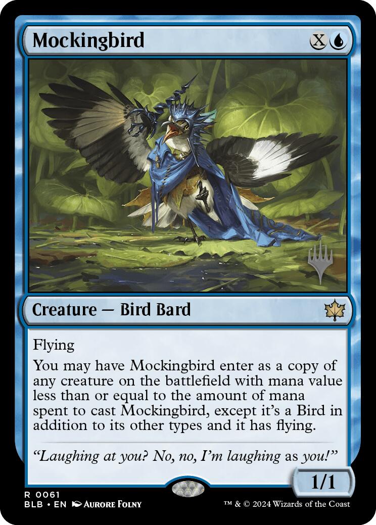 Mockingbird (Promo Pack) [Bloomburrow Promos] | Gamer Loot