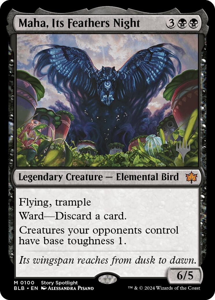 Maha, Its Feather Night (Promo Pack) [Bloomburrow Promos] | Gamer Loot