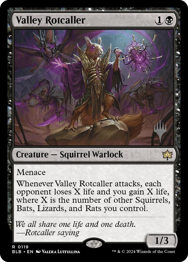 Valley Rotcaller (Promo Pack) [Bloomburrow Promos] | Gamer Loot