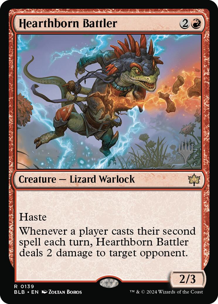 Hearthborn Battler (Promo Pack) [Bloomburrow Promos] | Gamer Loot