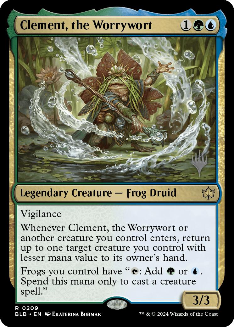 Clement, the Worrywort (Promo Pack) [Bloomburrow Promos] | Gamer Loot