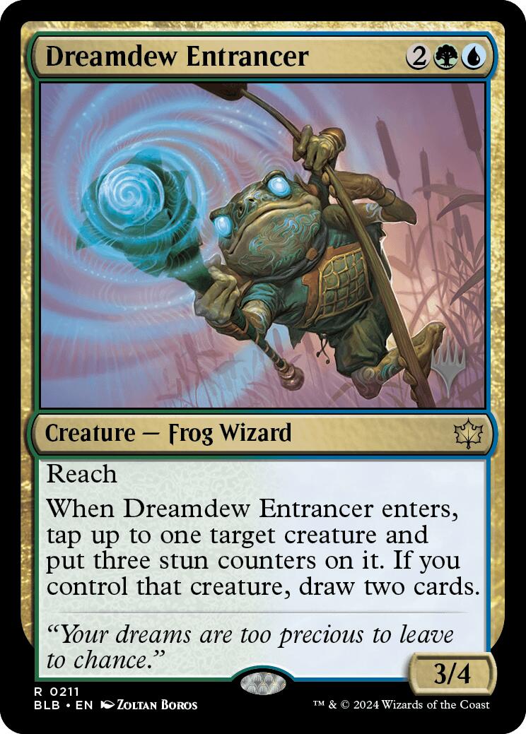 Dreamdew Entrancer (Promo Pack) [Bloomburrow Promos] | Gamer Loot