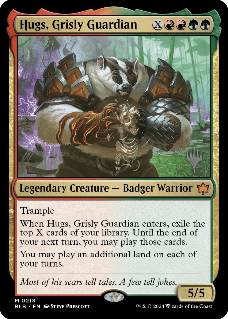 Hugs, Grisly Guardian (Promo Pack) [Bloomburrow Promos] | Gamer Loot