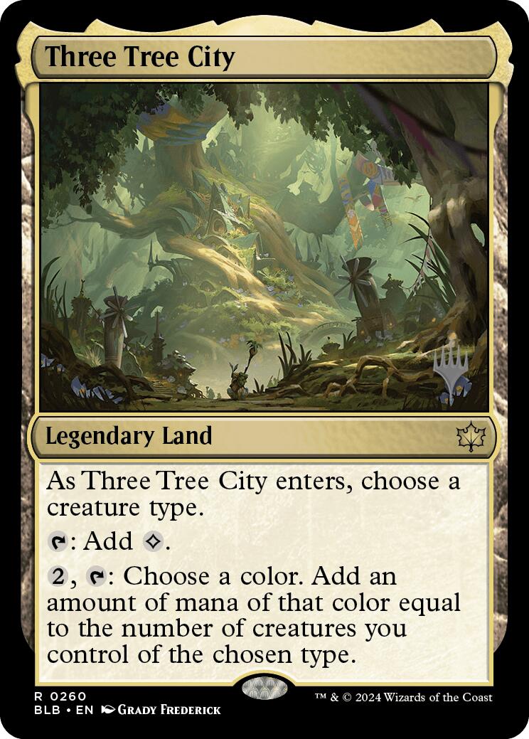 Three Tree City (Promo Pack) [Bloomburrow Promos] | Gamer Loot