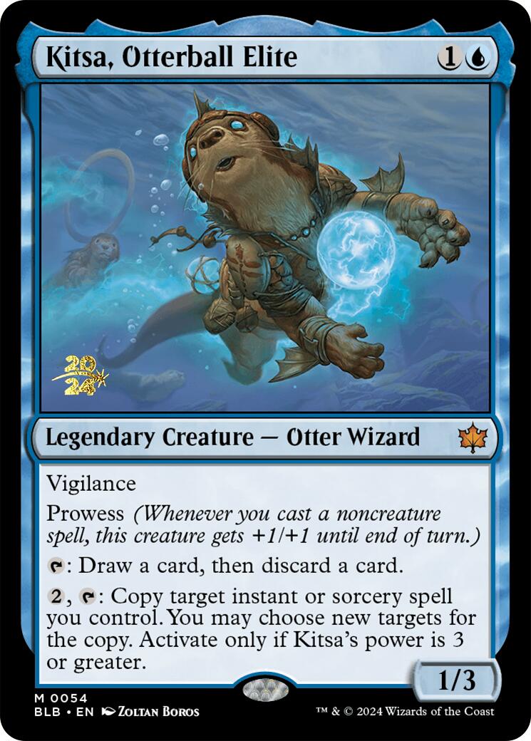 Kitsa, Otterball Elite [Bloomburrow Prerelease Promos] | Gamer Loot