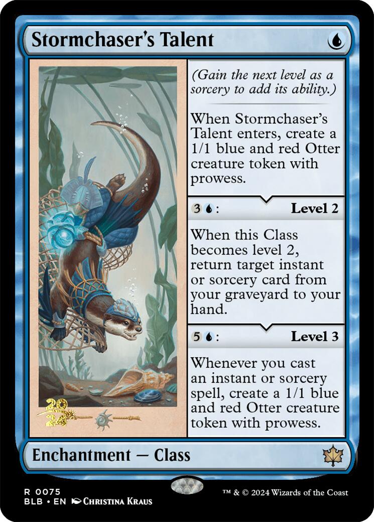 Stormchaser's Talent [Bloomburrow Prerelease Promos] | Gamer Loot