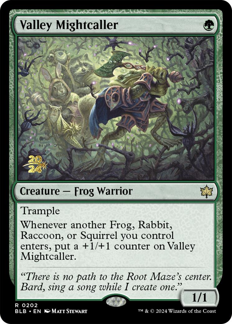 Valley Mightcaller [Bloomburrow Prerelease Promos] | Gamer Loot