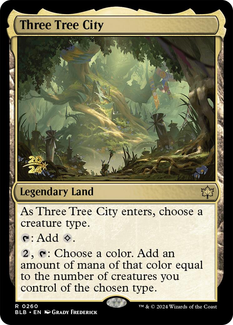 Three Tree City [Bloomburrow Prerelease Promos] | Gamer Loot