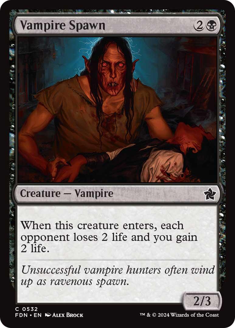 Vampires Deck Theme Card [Foundations] | Gamer Loot