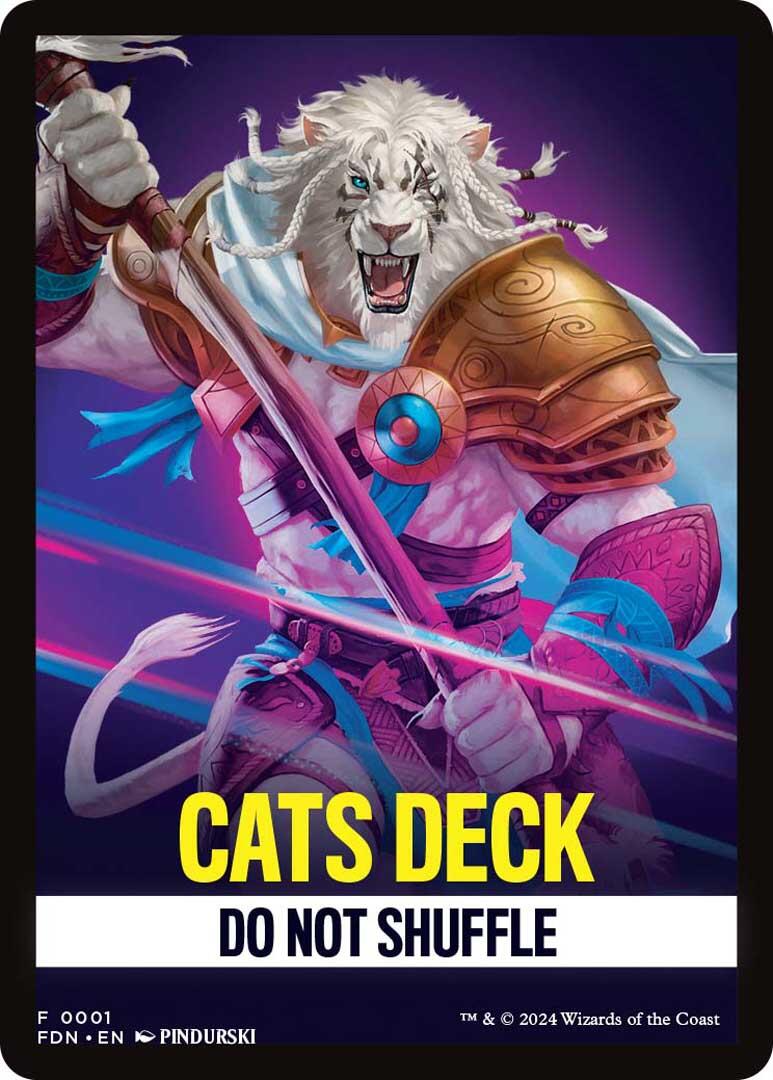 Cats Deck Theme Card [Foundations] | Gamer Loot