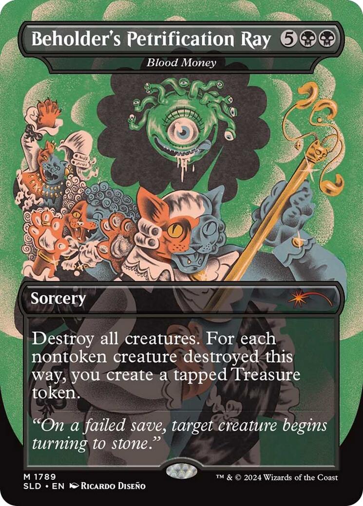 Beholder's Petrification Ray - Blood Money [Secret Lair Drop Series] | Gamer Loot