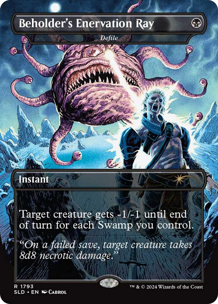 Beholder's Enervation Ray - Defile [Secret Lair Drop Series] | Gamer Loot