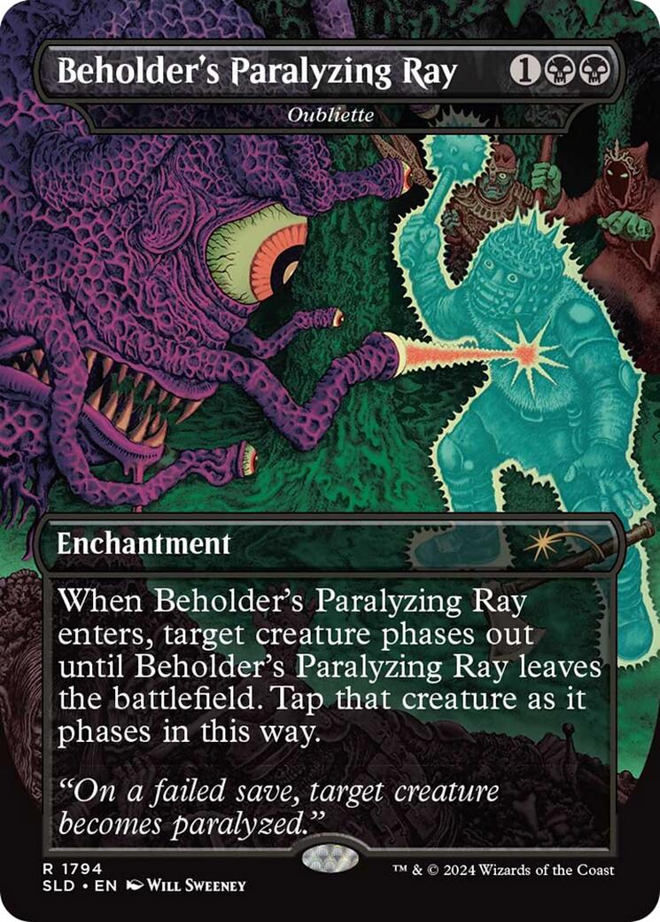 Beholder's Paralyzing Ray - Oubliette [Secret Lair Drop Series] | Gamer Loot