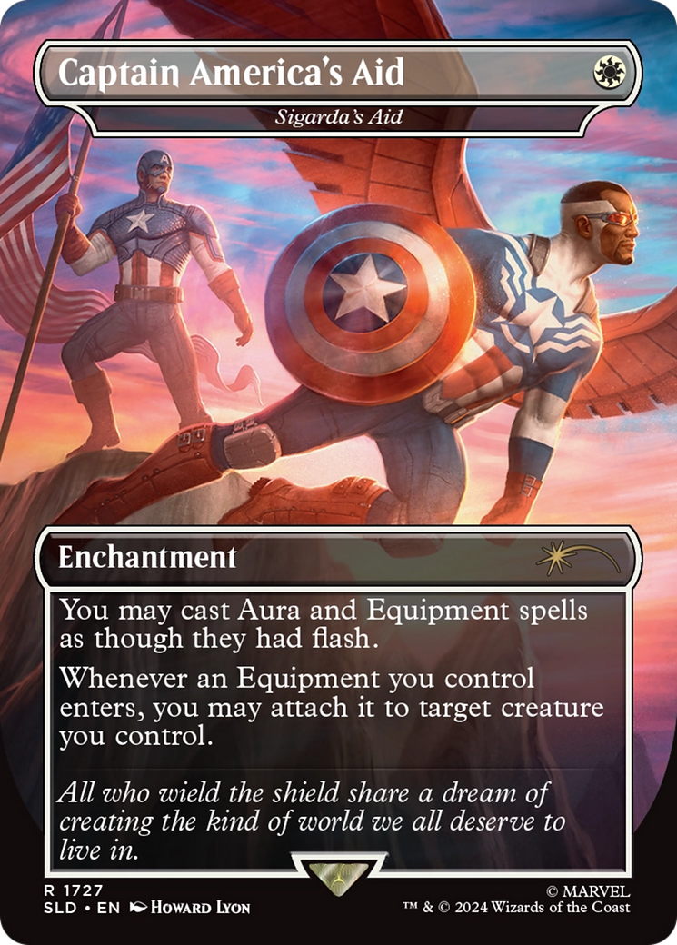 Captain America's Aid - Sigarda's Aid [Secret Lair Drop Series] | Gamer Loot