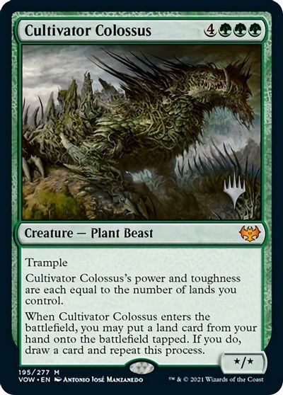 Cultivator Colossus (Promo Pack) [Innistrad: Crimson Vow Promos] | Gamer Loot