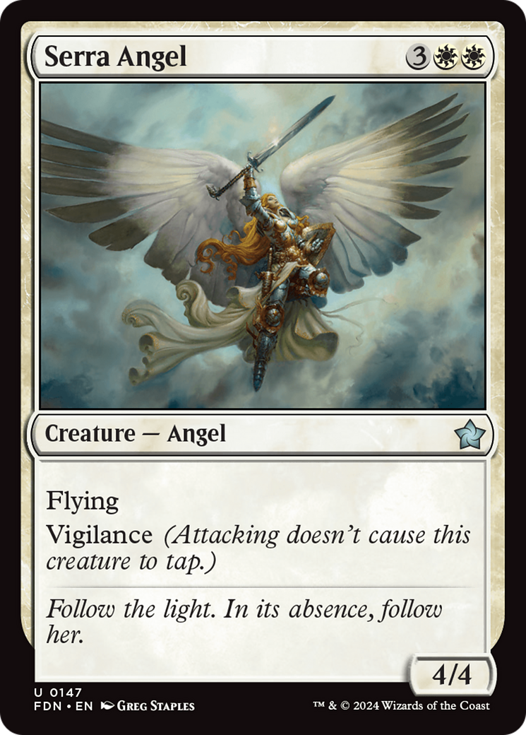 Serra Angel [Foundations] | Gamer Loot