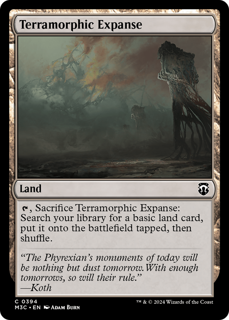 Terramorphic Expanse (Ripple Foil) [Modern Horizons 3 Commander] | Gamer Loot