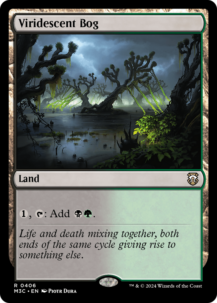 Viridescent Bog (Ripple Foil) [Modern Horizons 3 Commander] | Gamer Loot