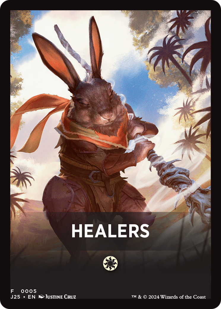 Healers Theme Card [Foundations Jumpstart Front Cards] | Gamer Loot