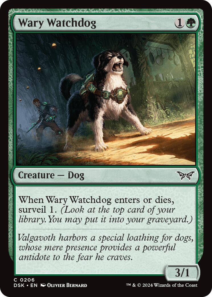 Wary Watchdog [Duskmourn: House of Horror] | Gamer Loot