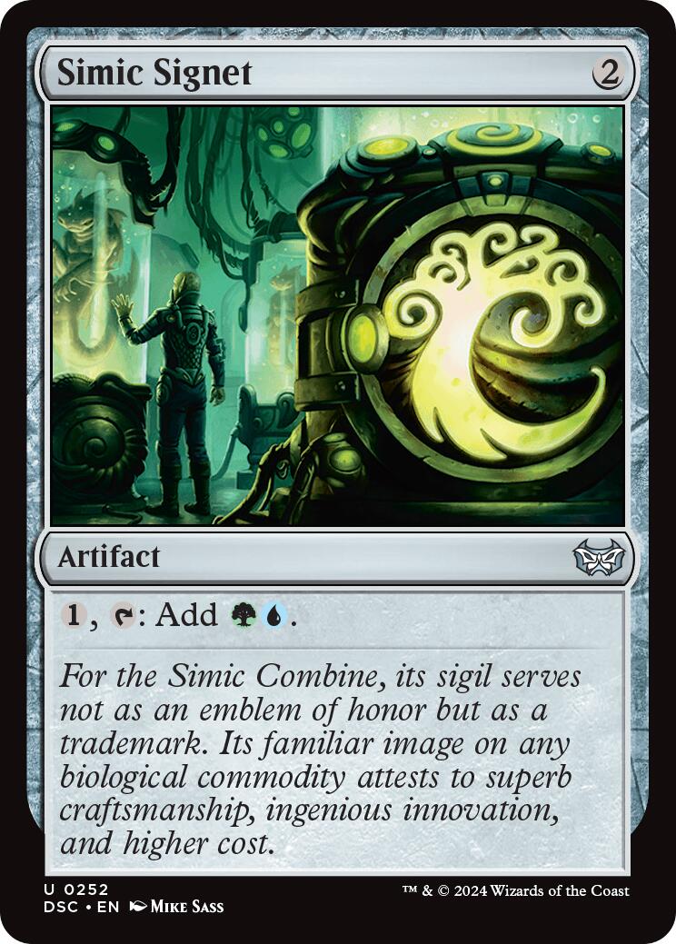 Simic Signet [Duskmourn: House of Horror Commander] | Gamer Loot