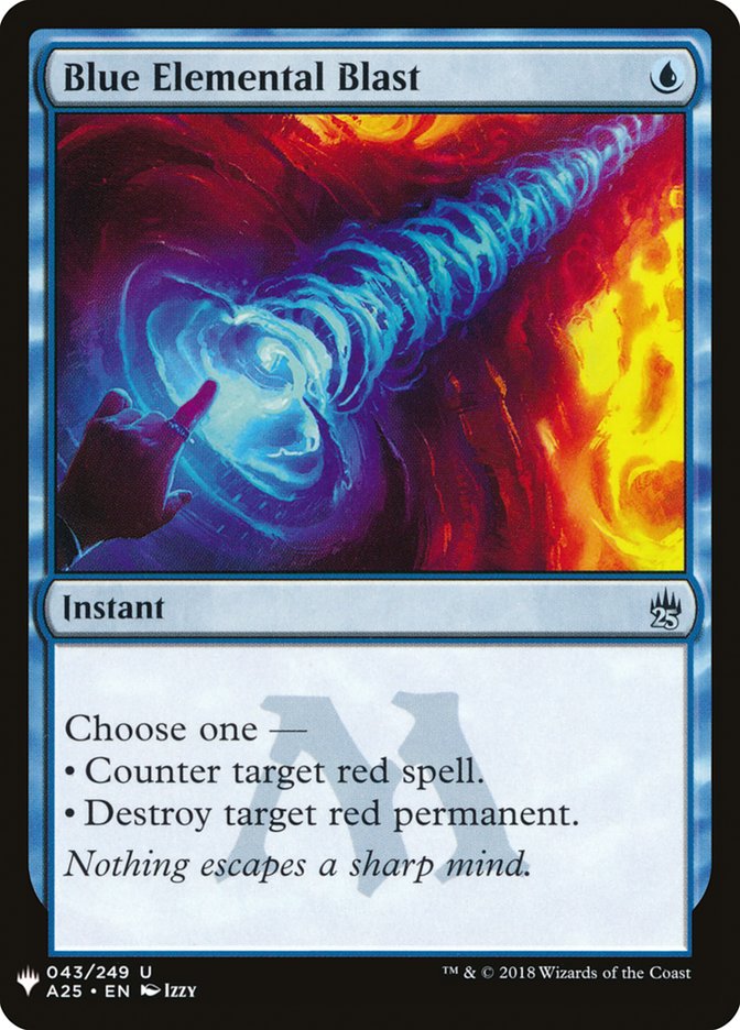 Blue Elemental Blast [Mystery Booster] | Gamer Loot