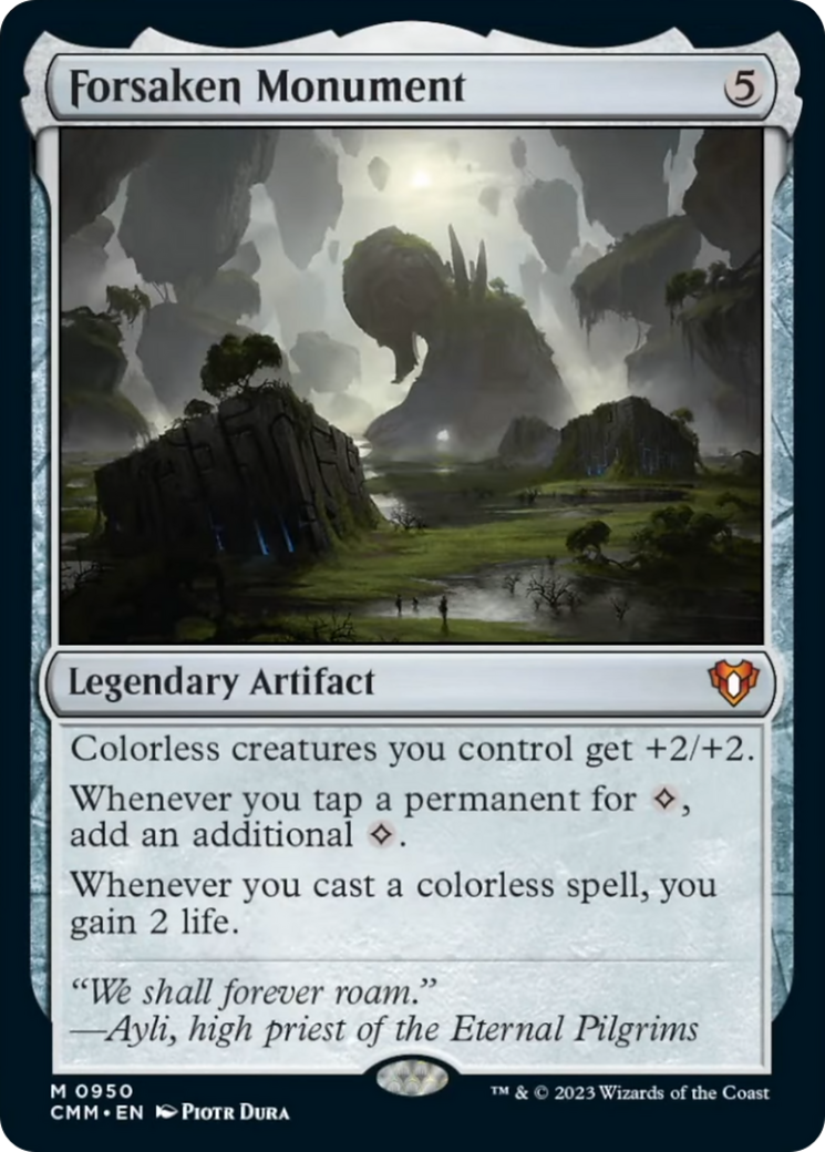 Forsaken Monument [Commander Masters] | Gamer Loot