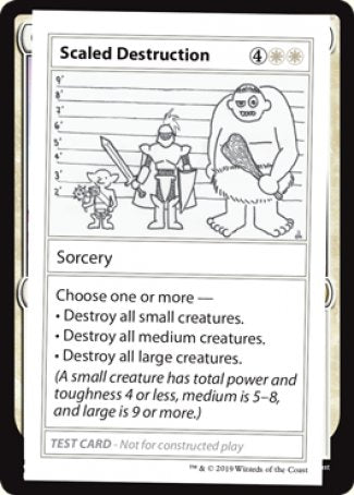Scaled Destruction (2021 Edition) [Mystery Booster Playtest Cards] | Gamer Loot