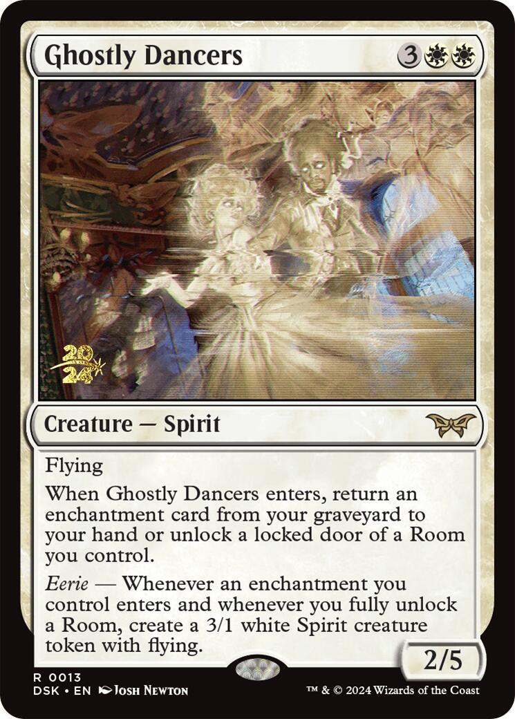 Ghostly Dancers [Duskmourn: House of Horror Prerelease Promos] | Gamer Loot