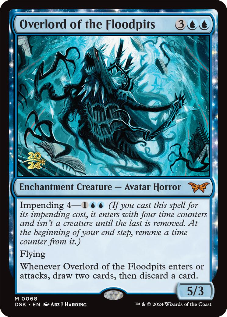 Overlord of the Floodpits [Duskmourn: House of Horror Prerelease Promos] | Gamer Loot