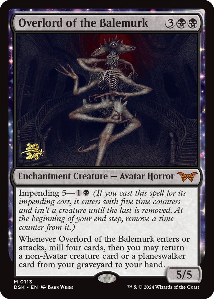 Overlord of the Balemurk [Duskmourn: House of Horror Prerelease Promos] | Gamer Loot