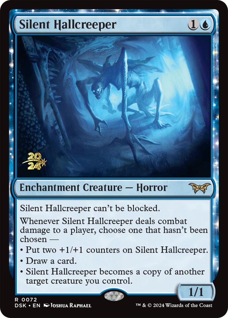 Silent Hallcreeper [Duskmourn: House of Horror Prerelease Promos] | Gamer Loot