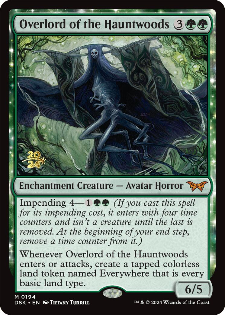 Overlord of the Hauntwoods [Duskmourn: House of Horror Prerelease Promos] | Gamer Loot