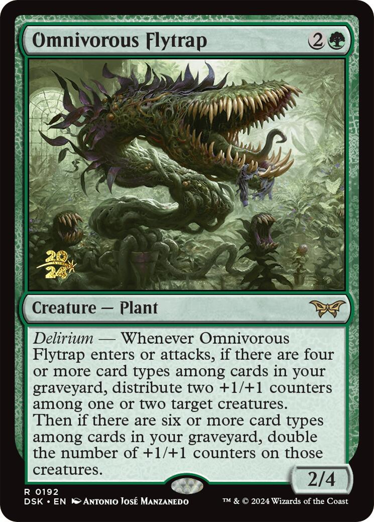 Omnivorous Flytrap [Duskmourn: House of Horror Prerelease Promos] | Gamer Loot