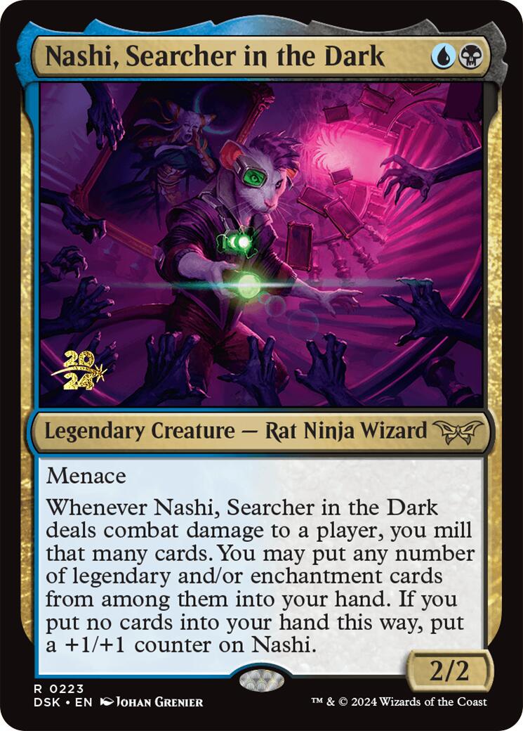 Nashi, Searcher in the Dark [Duskmourn: House of Horror Prerelease Promos] | Gamer Loot