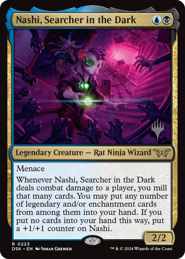 Nashi, Searcher in the Dark [Duskmourn: House of Horror Promos] | Gamer Loot