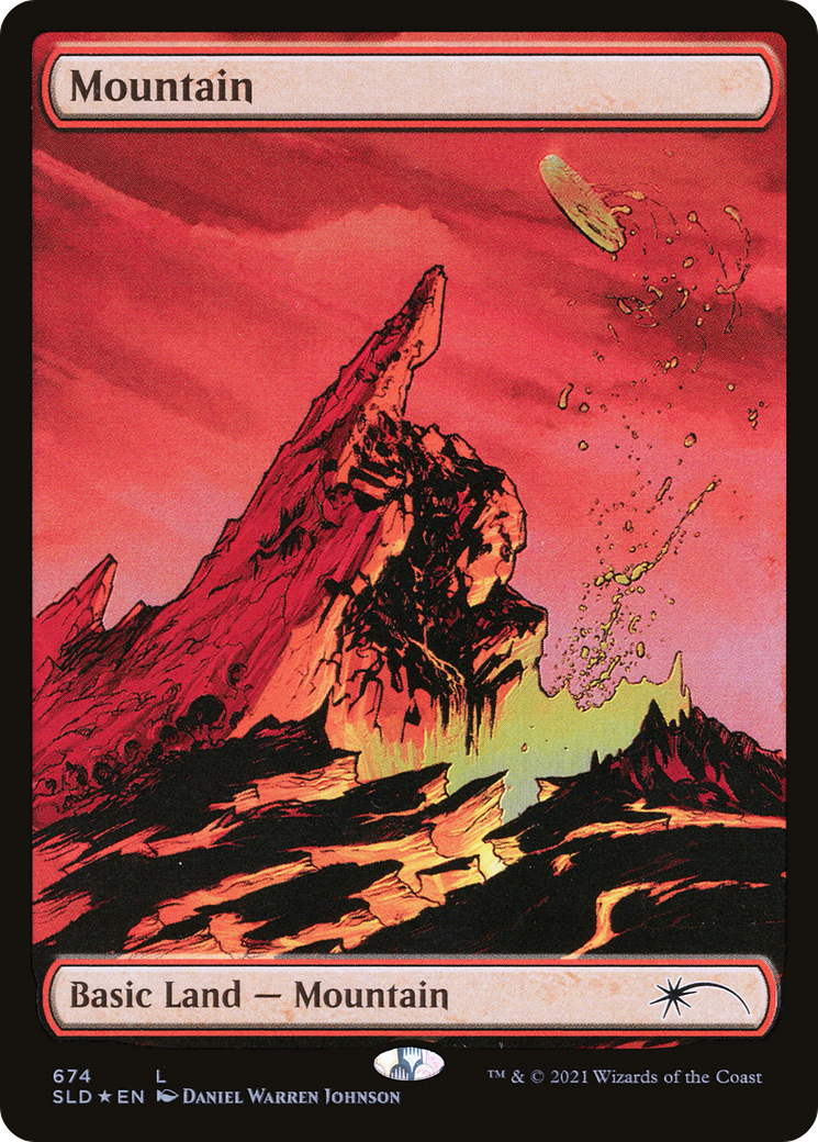 Mountain (674) [Secret Lair Drop Promos] | Gamer Loot