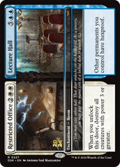 Restricted Office // Lecture Hall [Duskmourn: House of Horror Prerelease Cards] | Gamer Loot