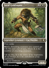 Jazal Goldmane (Foil Etched) [Commander Masters] | Gamer Loot