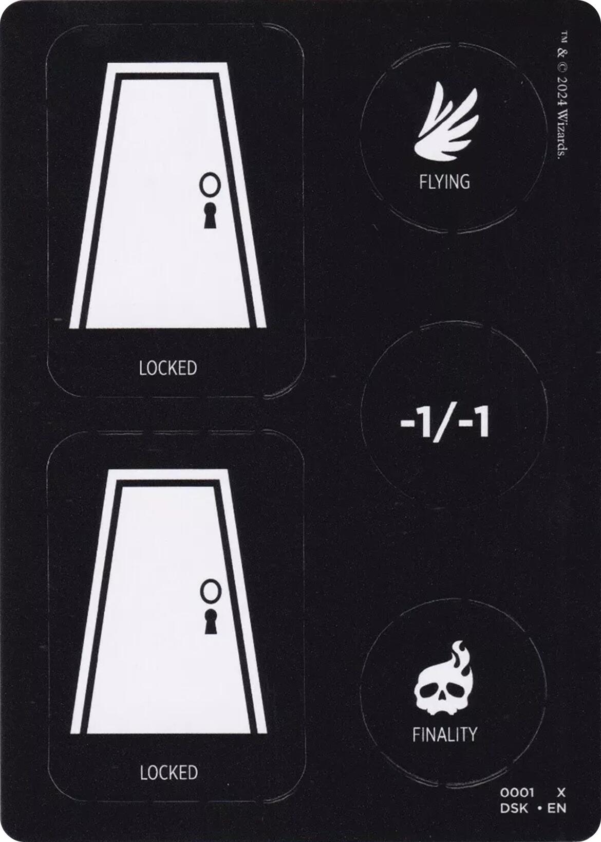 Punch Card Token (1 // 2) [Duskmourn: House of Horror Tokens] | Gamer Loot