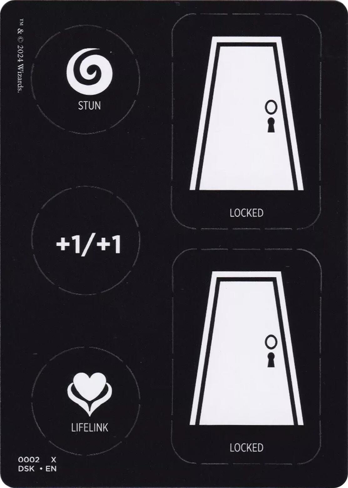Punch Card Token (1 // 2) [Duskmourn: House of Horror Tokens] | Gamer Loot